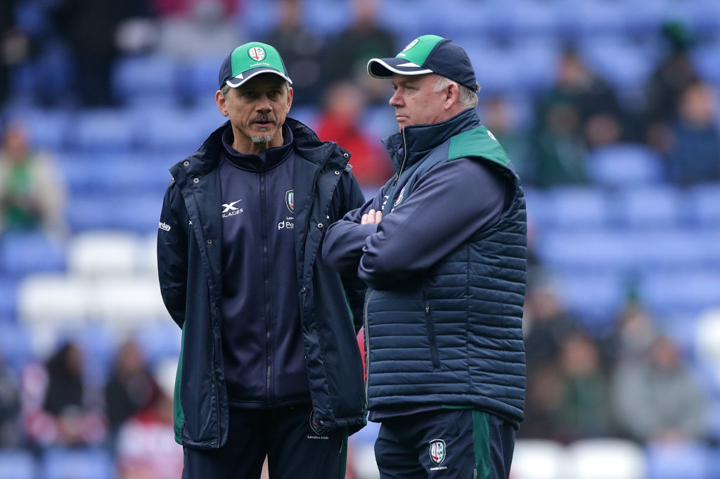 London Irish - Les Kiss and Declan Kidneyt