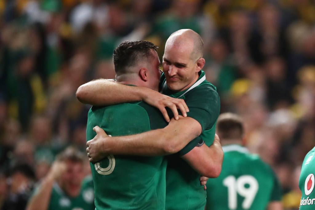 Devin Toner in action for Ireland#