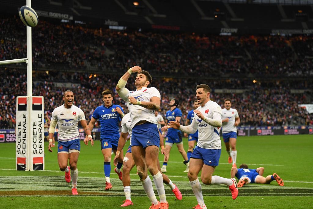 France fly-half Romain Ntamack