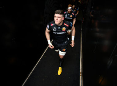 Exeter Chiefs back row Dave Ewers