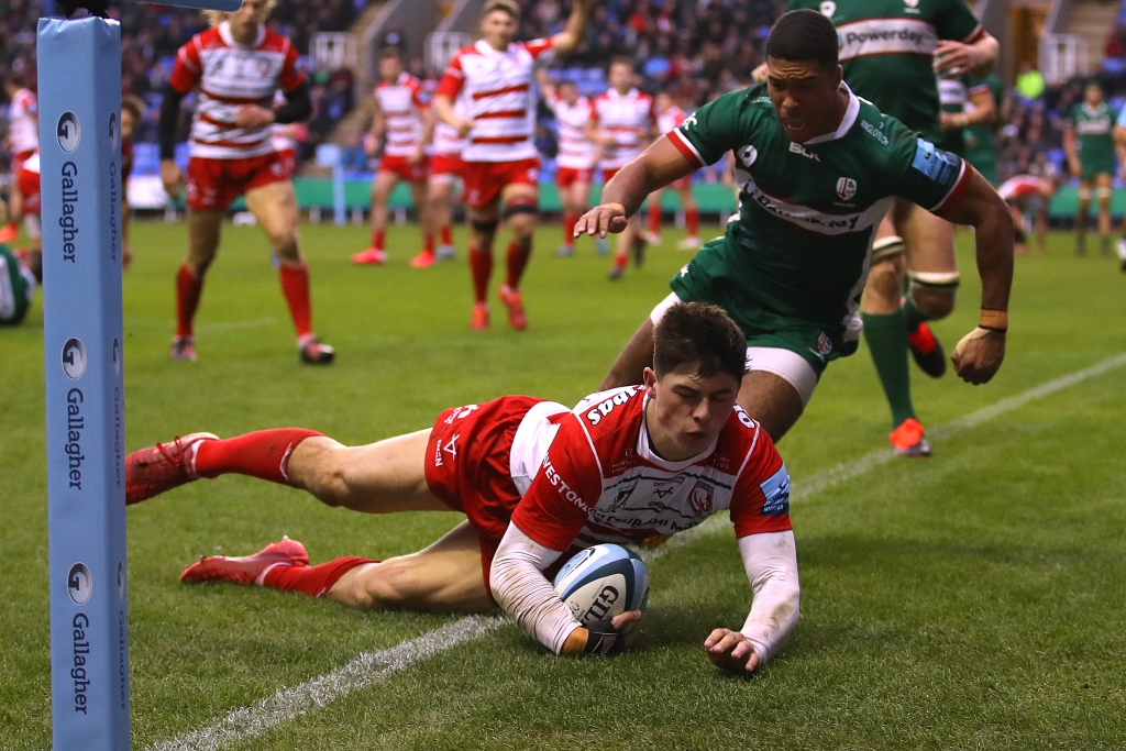 Gloucester full-back Louis Rees-Zammit