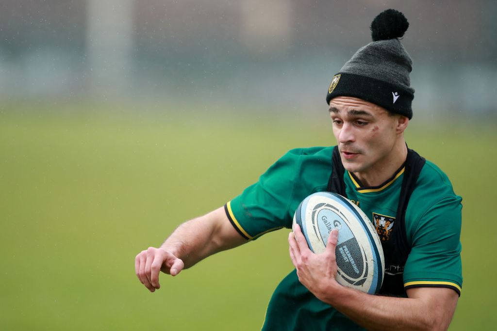 Northampton Saints wing Tom Collins