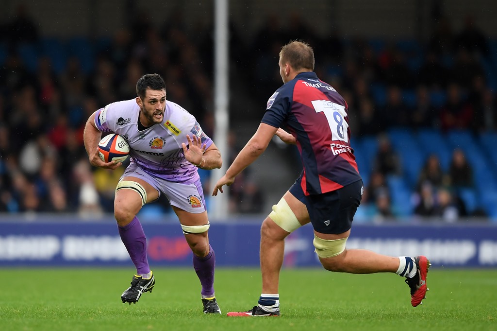 Exeter Chiefs flanker Dave Dennis