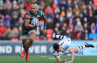 Leicester Tigers full-back Telusa Veainu