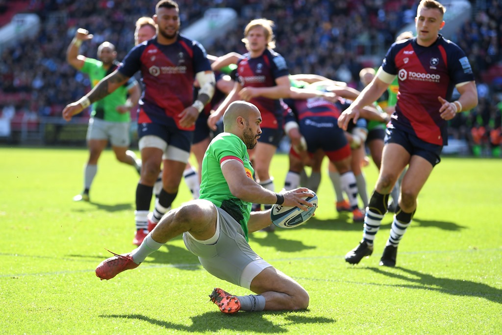 Harlequins full-back Aaron Morris