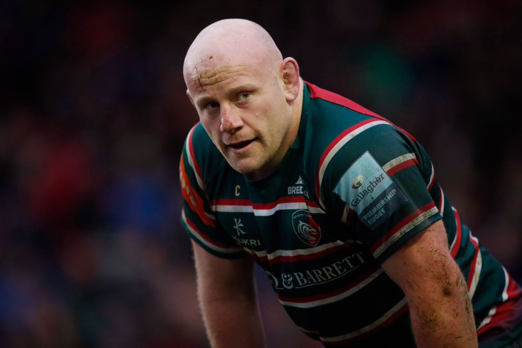 Dan Cole of Leicester Tigers during the Gallagher Premiership