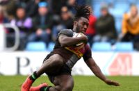 Harlequins wing Gabriel Ibitoye