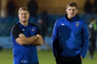 Bath head coach Neal Hatley and director of rugby Stuart Hooper