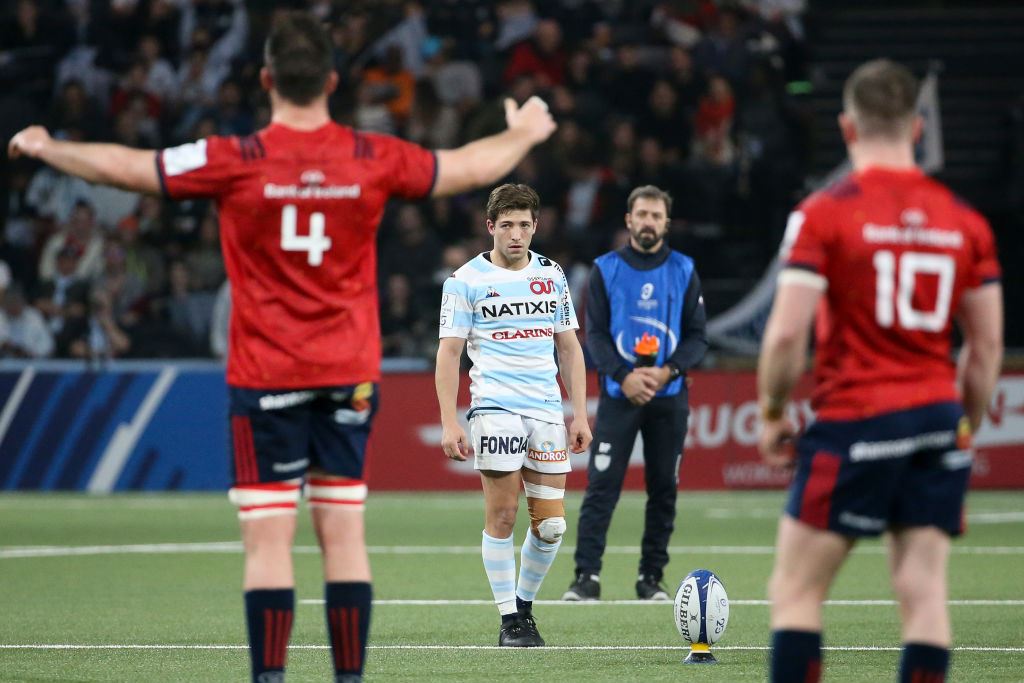 Champions Cup action between Racing 92 and Munster