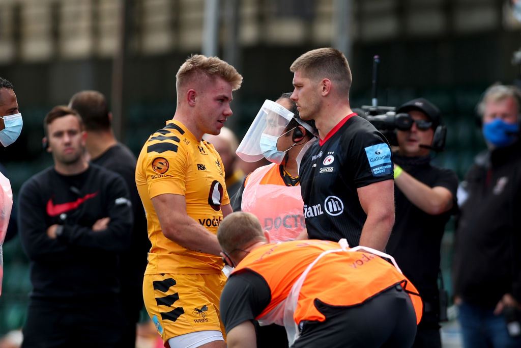 Saracens fly-half Owen Farrell