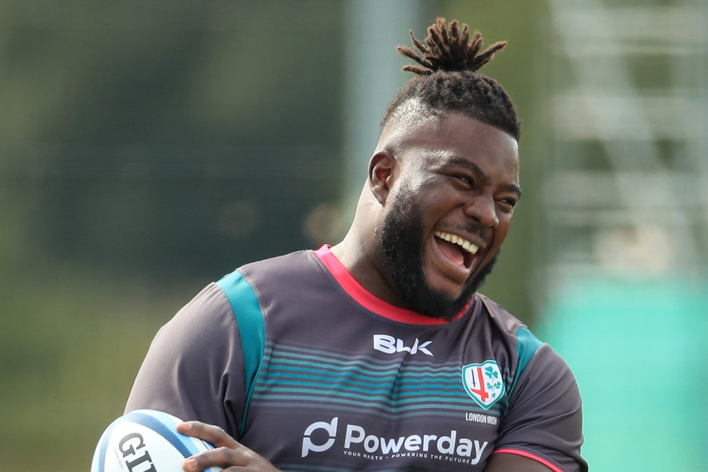 London Irish prop Lovejoy Chawatama