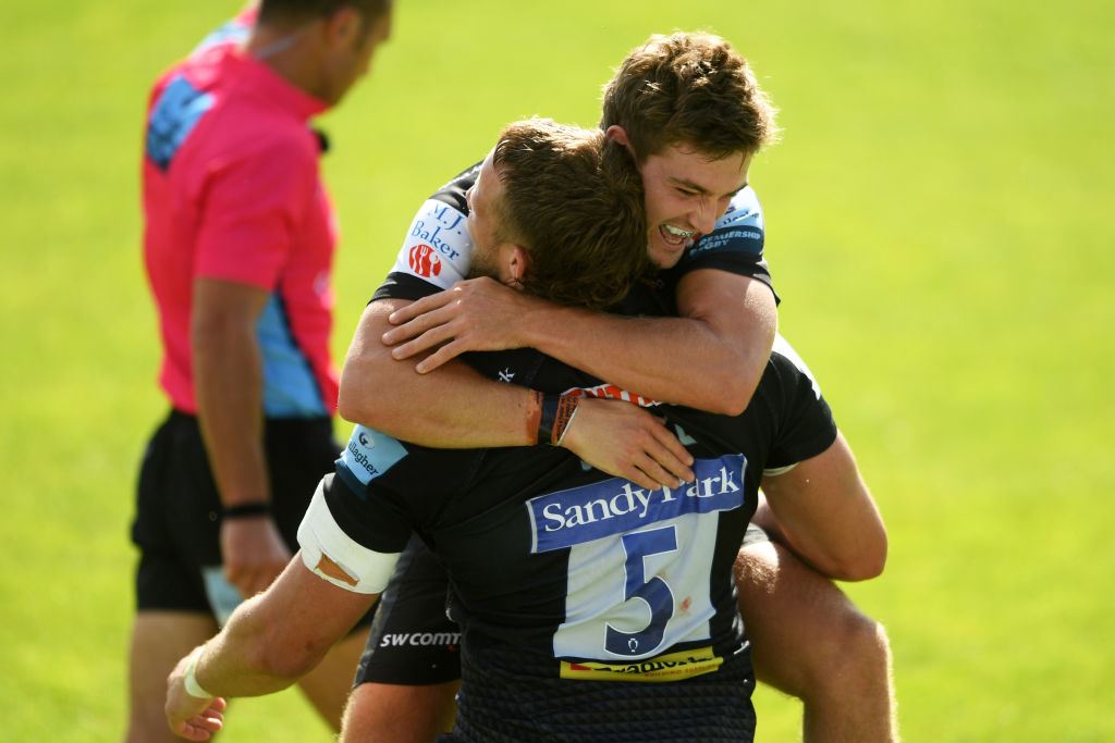 Exeter Chiefs scrum-half Jack Maunder