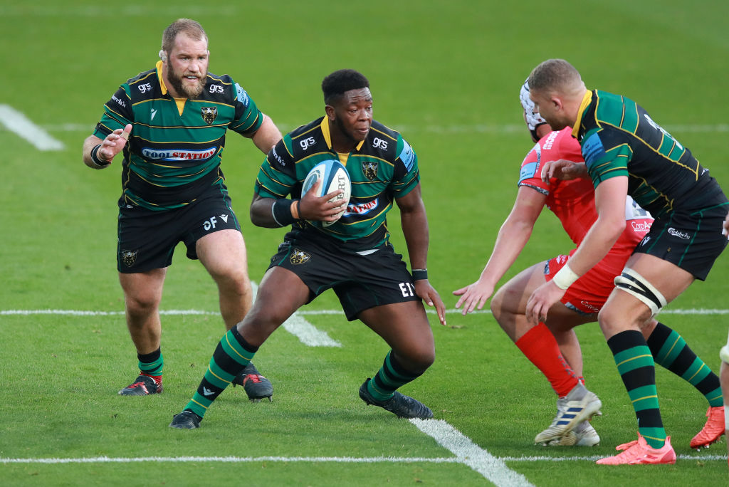 Northampton prop Manny Iyogun