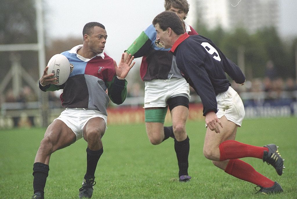 Harlequins wing Andy Harriman