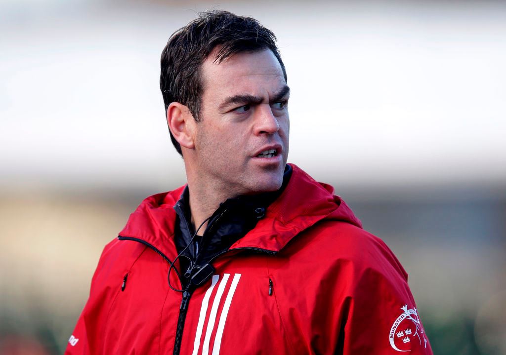 Munster head coach Johann van Graan