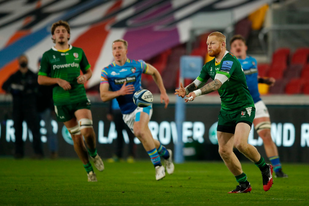 London Irish full-back Tom Homer