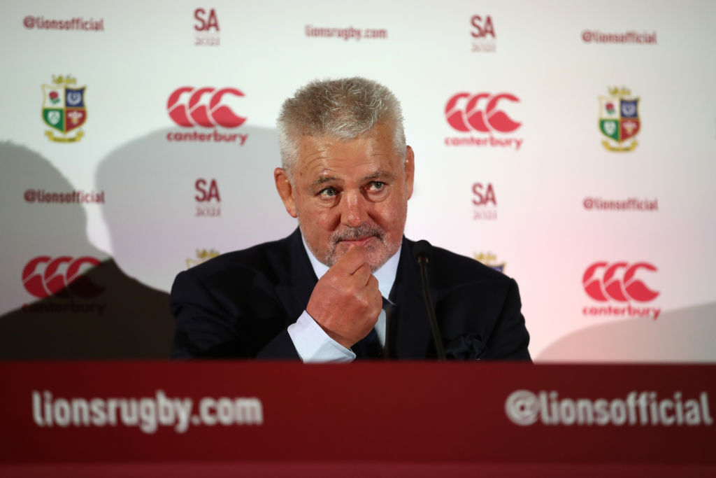 British & Irish Lions head coach Warren Gatland