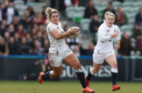 England flanker Vicky Fleetwood in Six Nations action