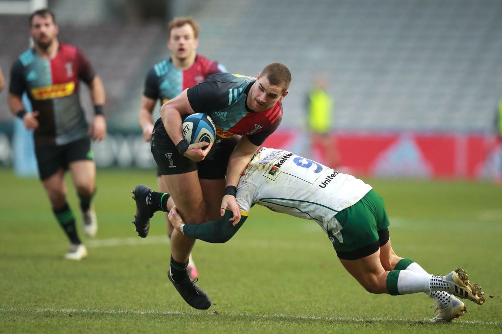 Harlequins centre James Lang