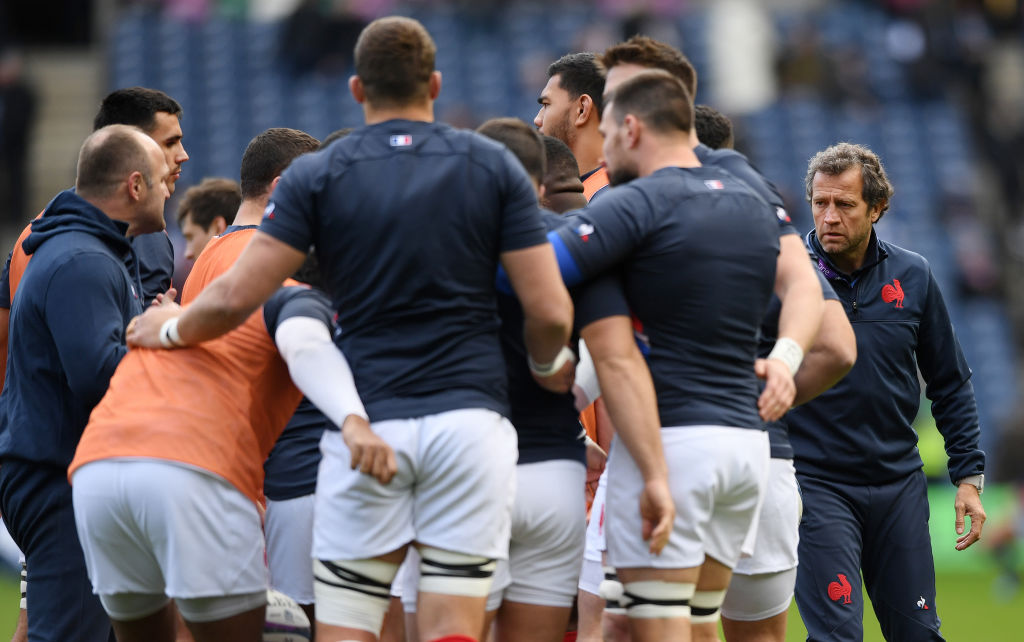 France head coach Fabien Galthie