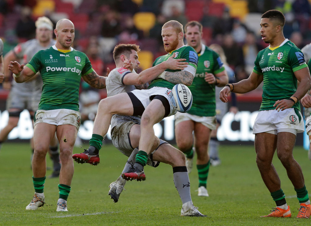 London Irish full-back Tom Homer