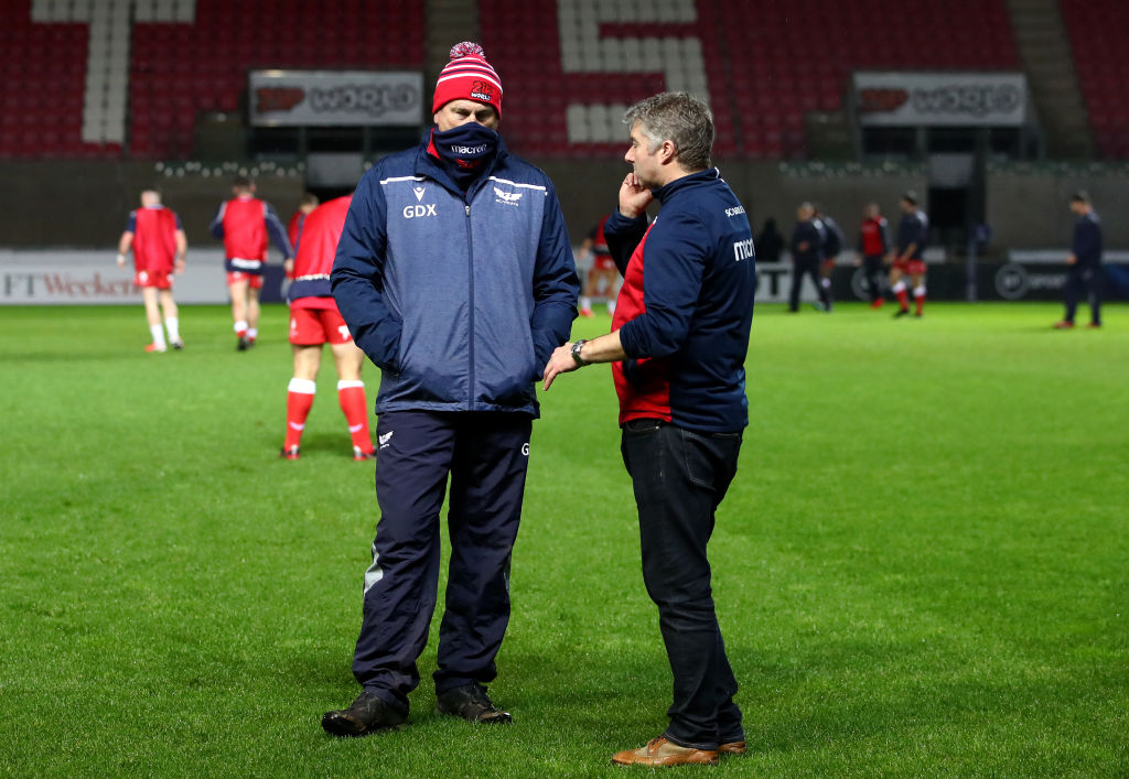 Scarlets head coach Glenn Delaney