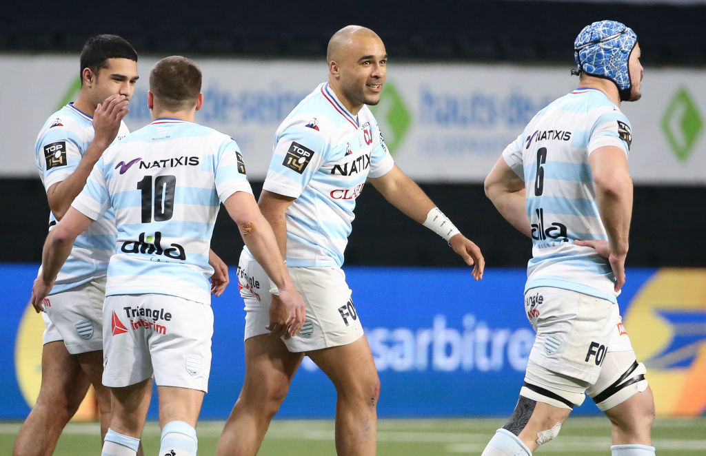 Racing 92 full-back Simon Zebo