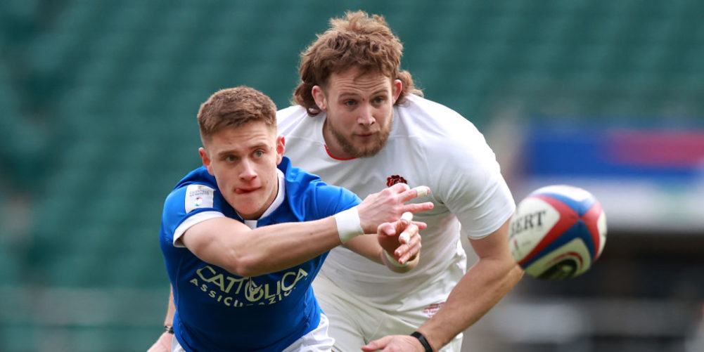 Italy scrum-half Stephen Varney