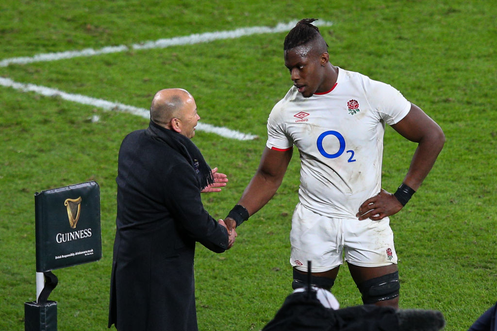 Eddie Jones and Maro Itoje