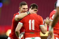 Wales wing George North and Josh Adams