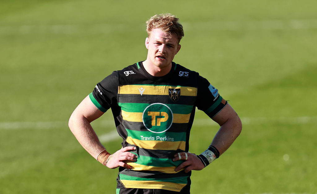 Northampton Saints lock David Ribbans