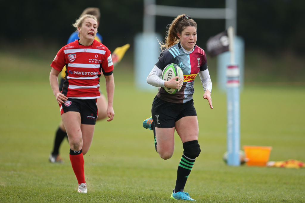 Harlequins wing Jess Breach