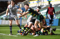 Northampton Saints scrum-half Tom James