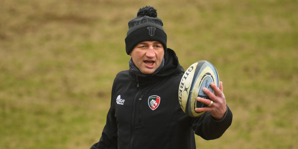 Leicester Tigers head coach Steve Borthwick