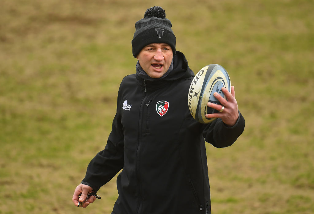 Leicester Tigers head coach Steve Borthwick