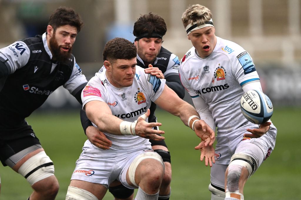 Exeter Chiefs flanker Dave Ewers