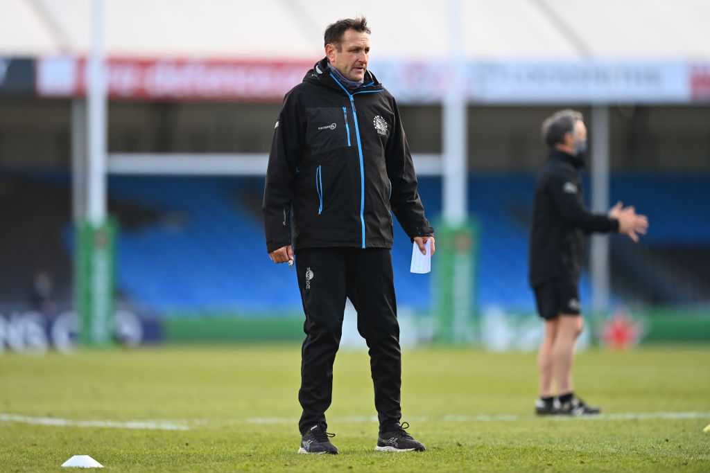 Exeter Chiefs head coach Ali Hepher