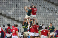 Lood de Jager in the Lions second Test