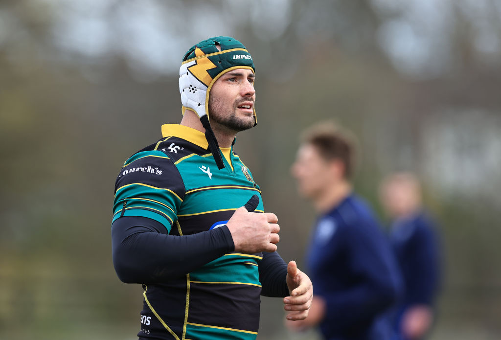 Northampton Saints no.8 Shaun Adendorff