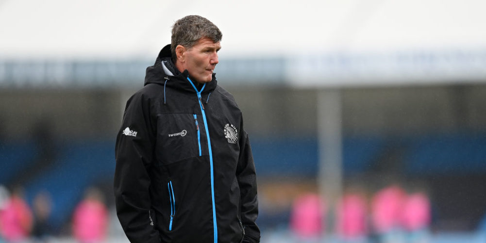 Exeter Chiefs director of rugby Rob Baxter