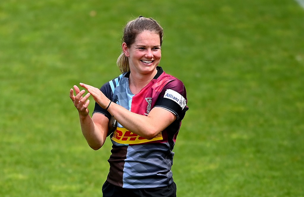 Harlequins scrum-half Leanne Riley