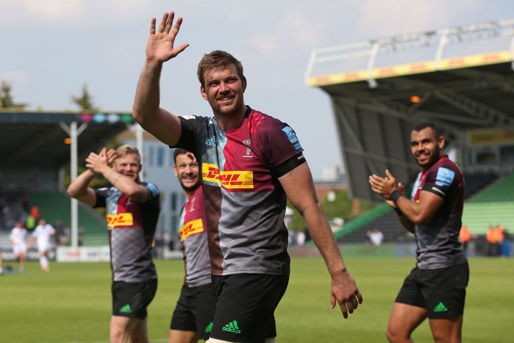 Harlequins captain Stephan Lewies