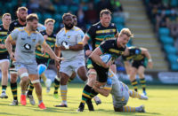 Northampton Saints lock David Ribbans