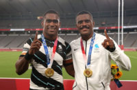 Fiji Sevens duo Aminiasi Tuimaba and Jiuta Wainiqolo