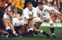 England scrum-half Dewi Morris