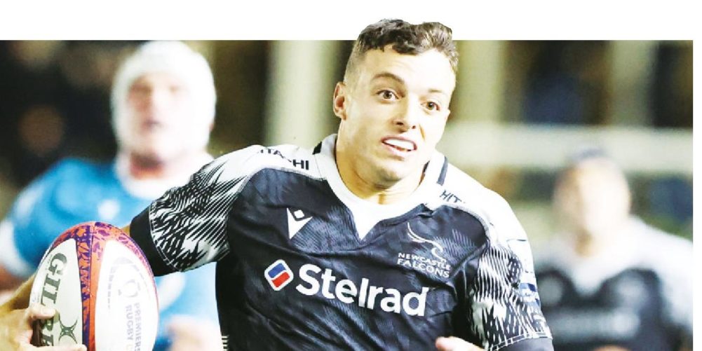 Newcastle Falcons Winger Adam Radwan