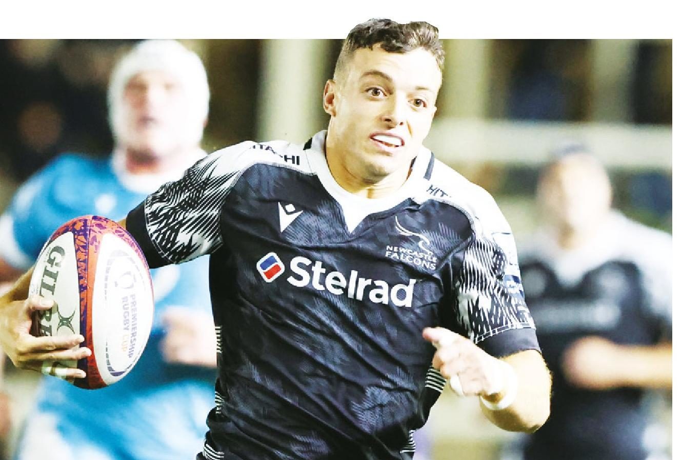 Newcastle Falcons Winger Adam Radwan