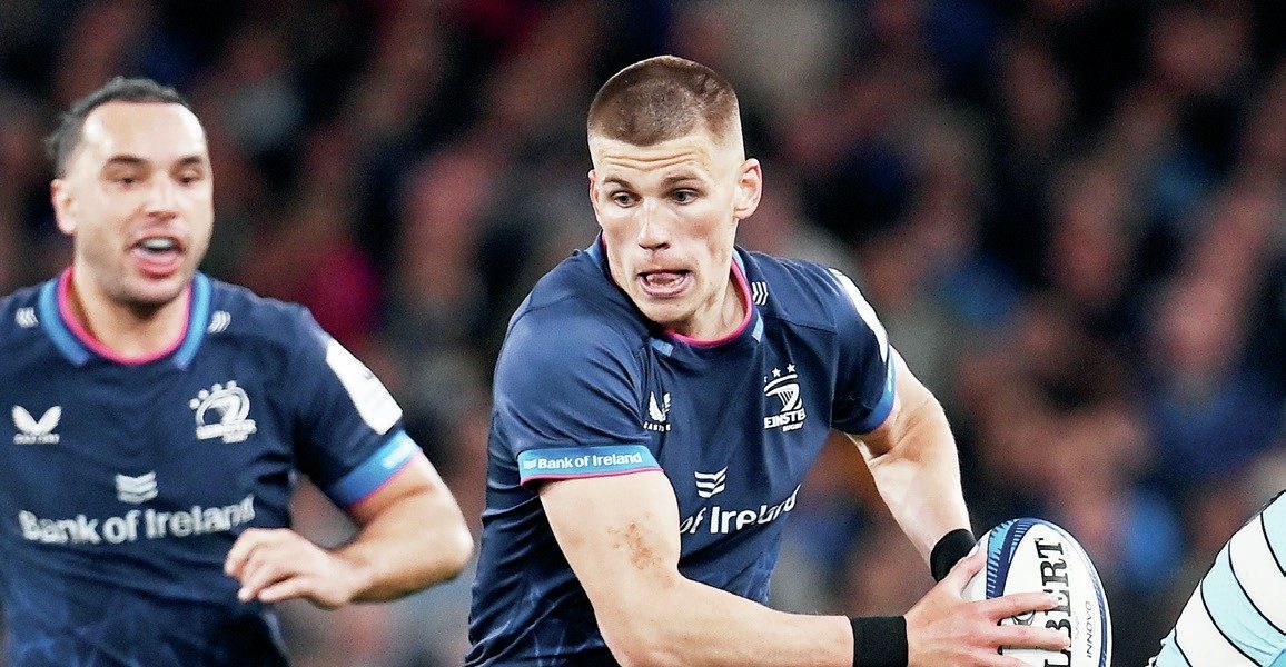 Running the show: Leinster fly-half Sam Prendergast PICTURES: Getty Images