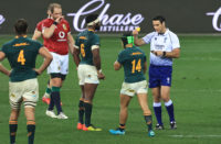 Ben O'Keeffe lets Cheslin Kolbe off lightly after a week of attention on the referees brought on by Rassie Erasmus