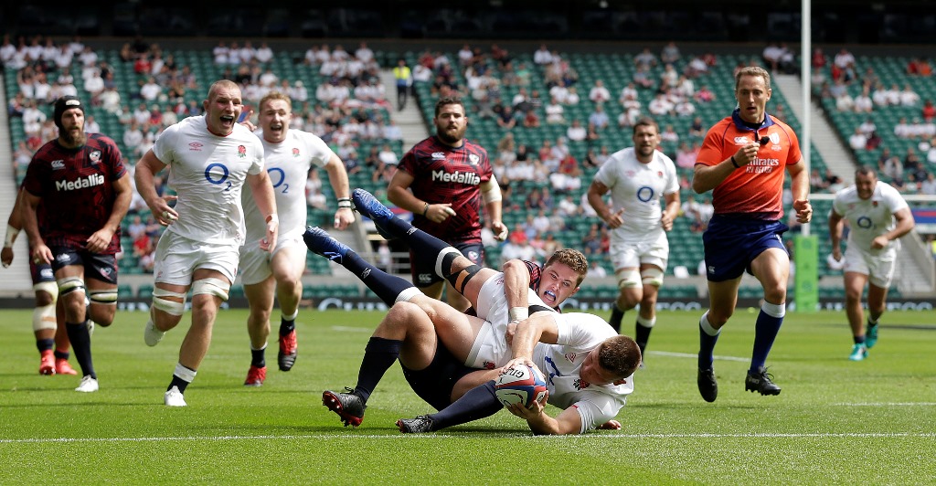 England hooker Jamie Blamire